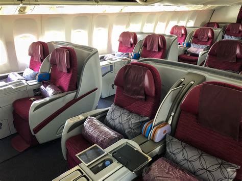 boeing 777-200lr qatar business class